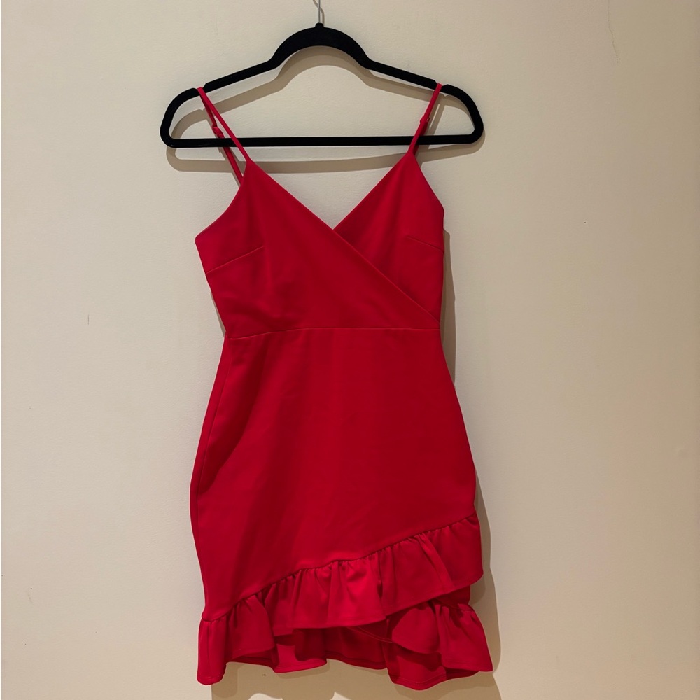 Lulu's Vibrant Red Dress
